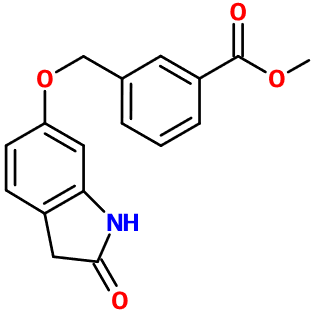 (图片) MC005893 Me 3-{[(2-oxo-2,3-dihydro-1H-indol-6-yl)oxy]Me}benzoate